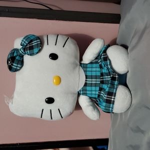 Hello Kitty Blue Plaid Plushie